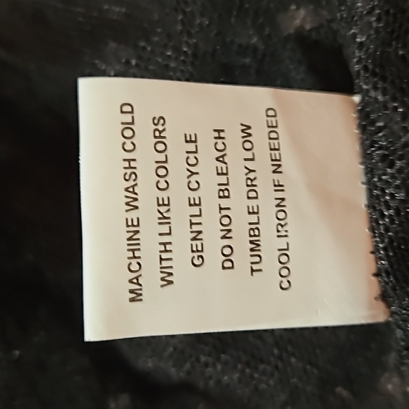 Hesperus | Sheer Mesh Netting Black Ruffled Blouse - Picture 6 of 9